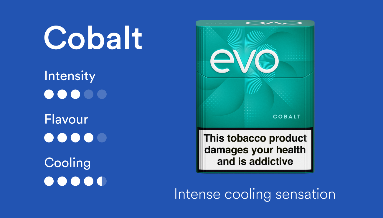 Buy EVO Cobalt Heated Tobacco Sticks