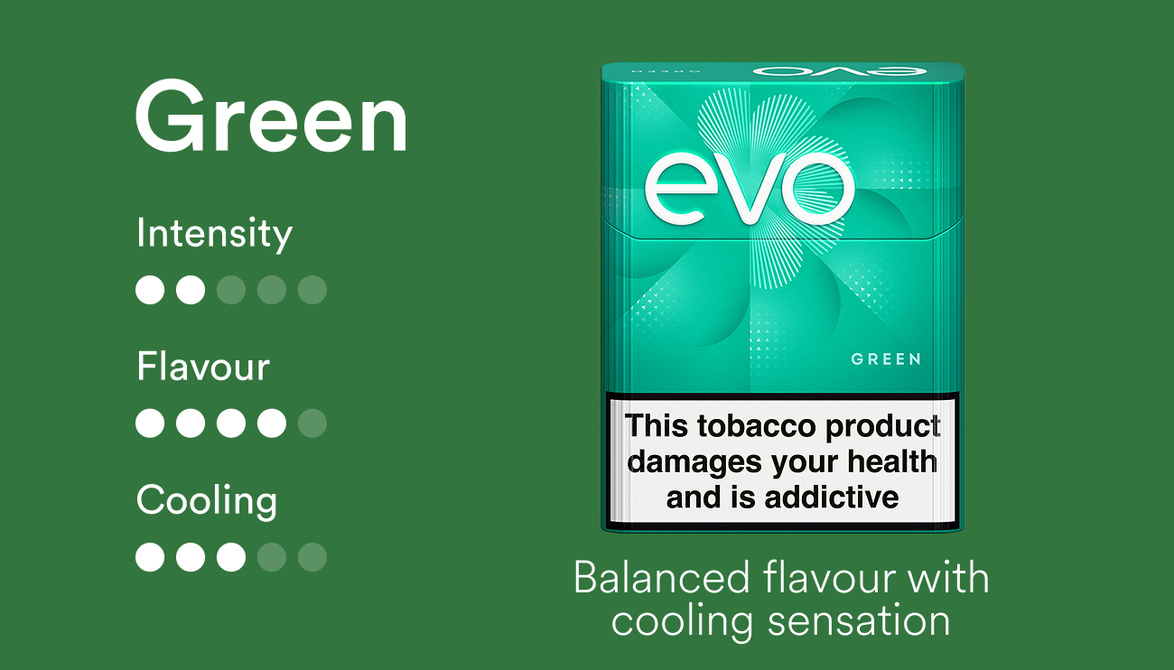 evo green option tobacco sticks Buy EVO Green Menthol heated tobacco sticks