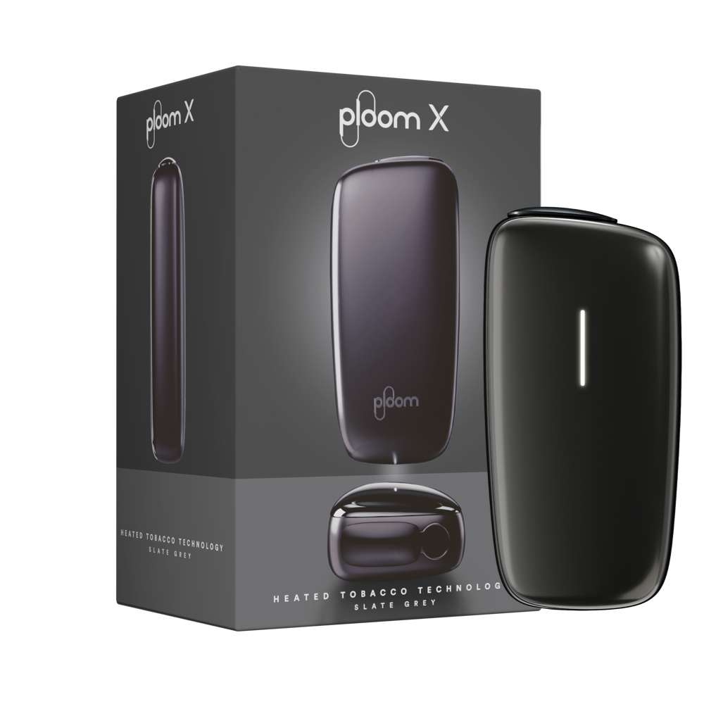 Ploom X Slate Grey Heated Tobacco Device | Ploom UK