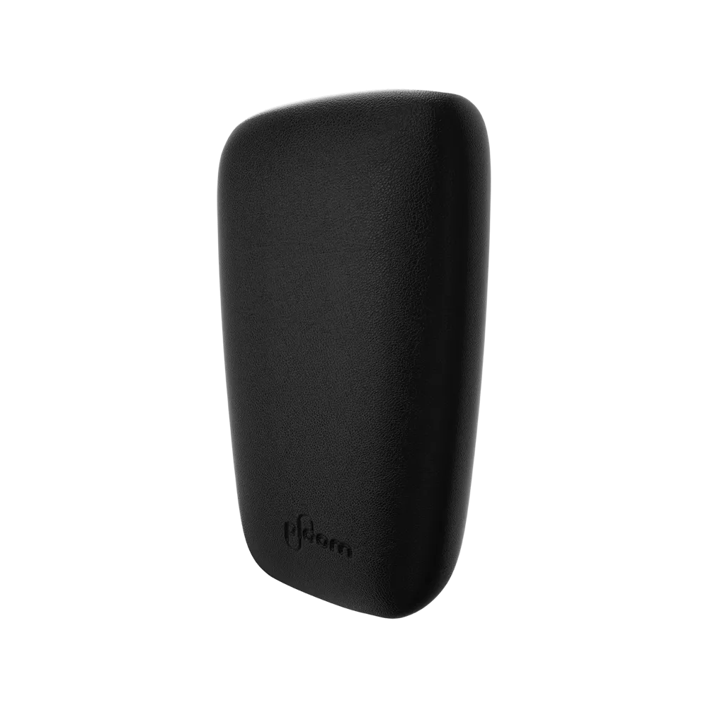 Black leather back panel on Ploom X